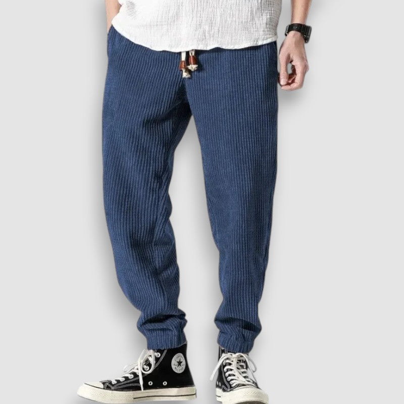 Pantalon Velours Style Japonais