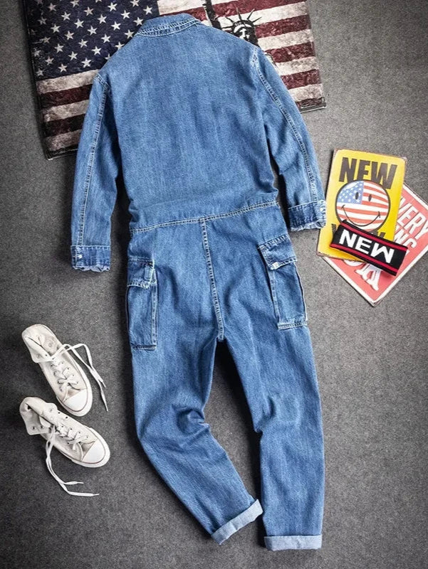 Salopette Combinaison Jean Homme