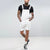 Men's White Short Overalls