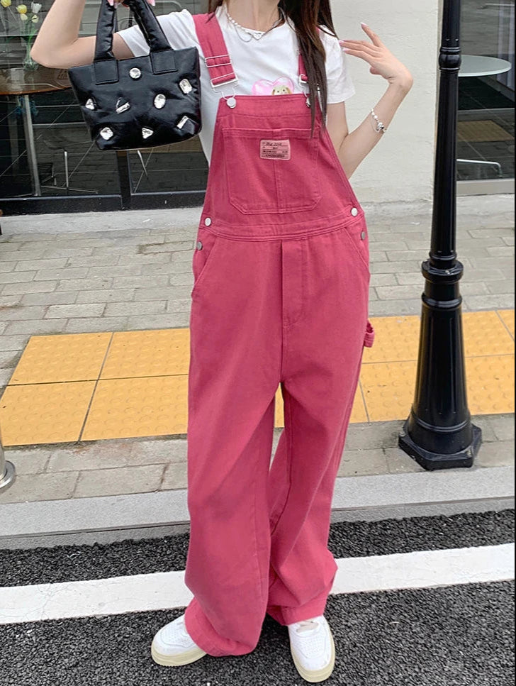 Salopette Femme Rose