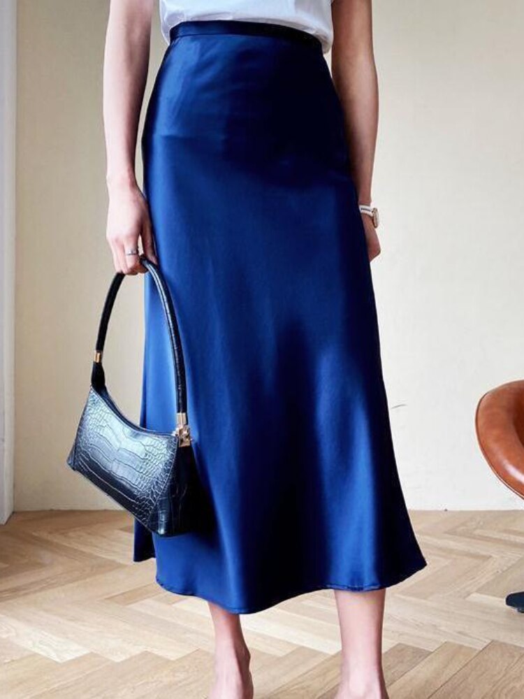 Vintage Royal Blue Skirt