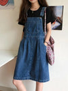 Women&#39;s Denim Dungaree Skirt