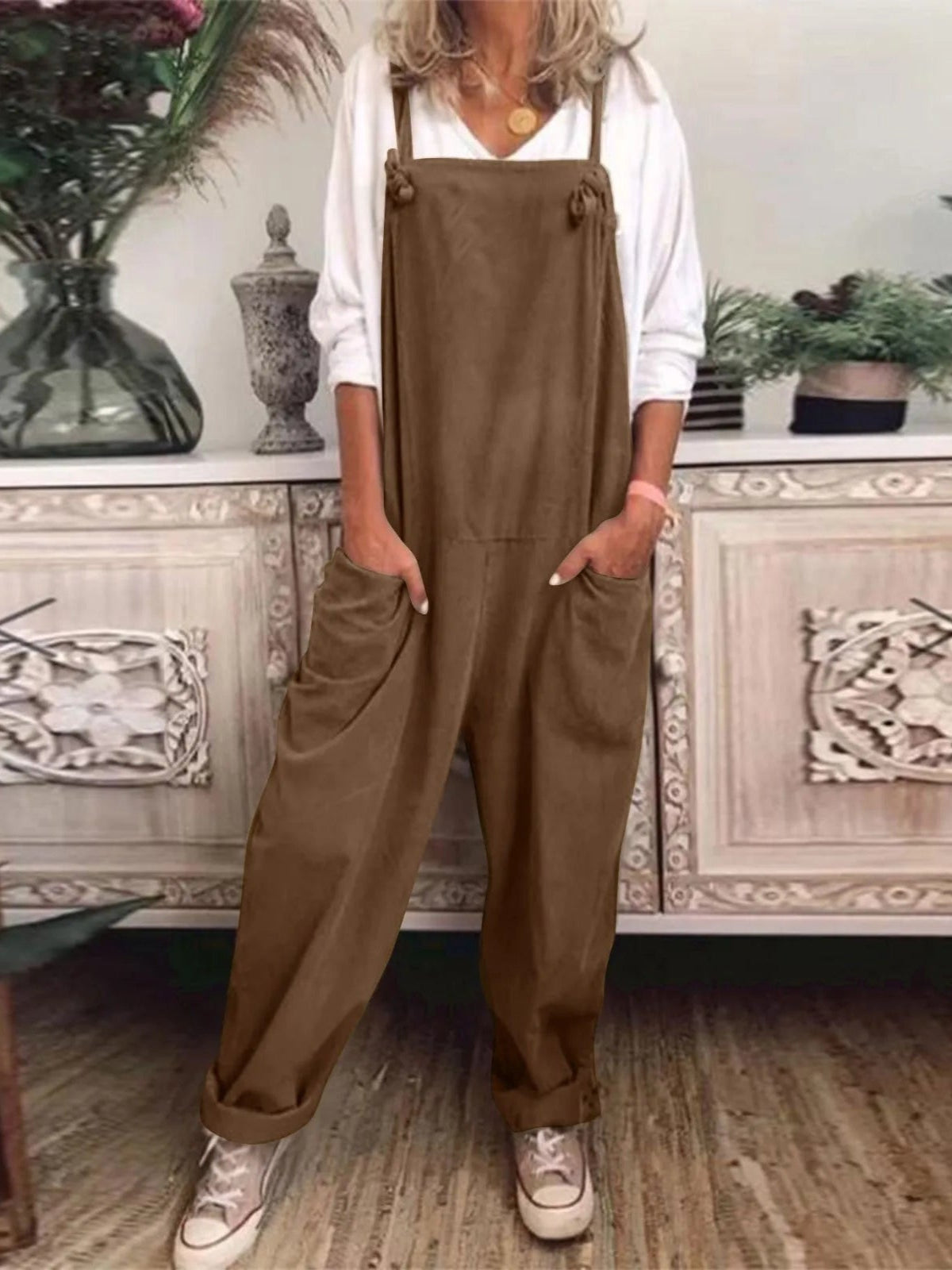 Salopette d'Eté Grande Taille