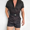 Fitted Shorts Overalls