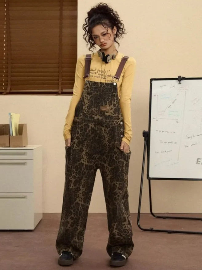 Salopette Imprimée Leopard