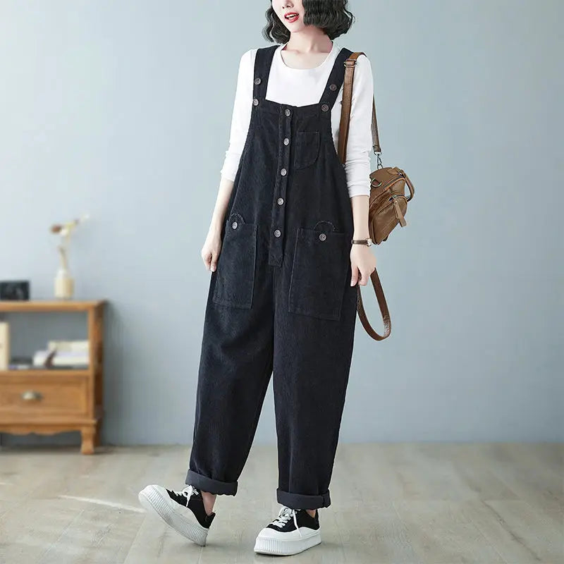 Women's Corduroy Overalls