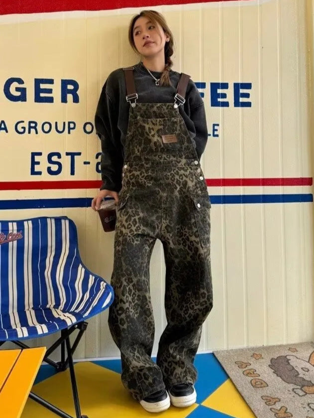 Salopette Imprimée Leopard