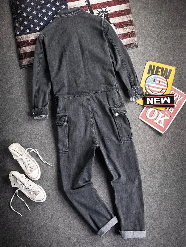 Salopette Combinaison Jean Homme