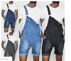 Denim Shorts Overalls