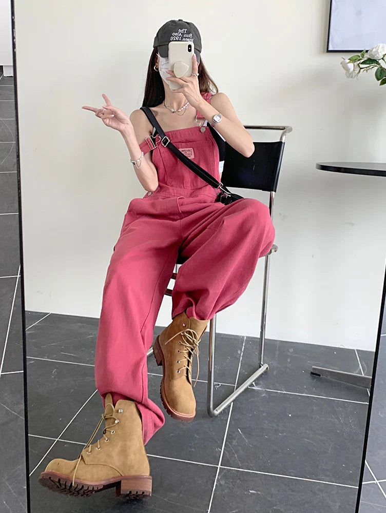 Salopette Femme Rose