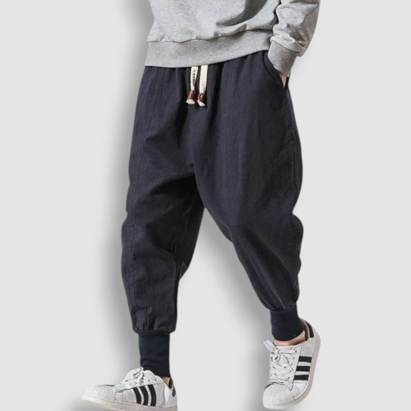 Pantalon Harem Japonais Velours