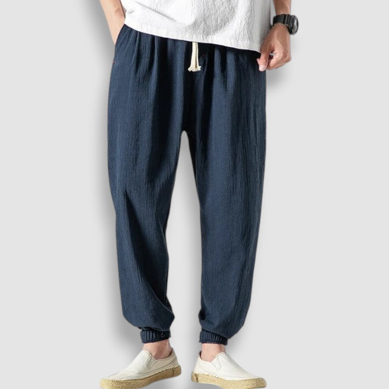 Pantalon Japonais en Lin