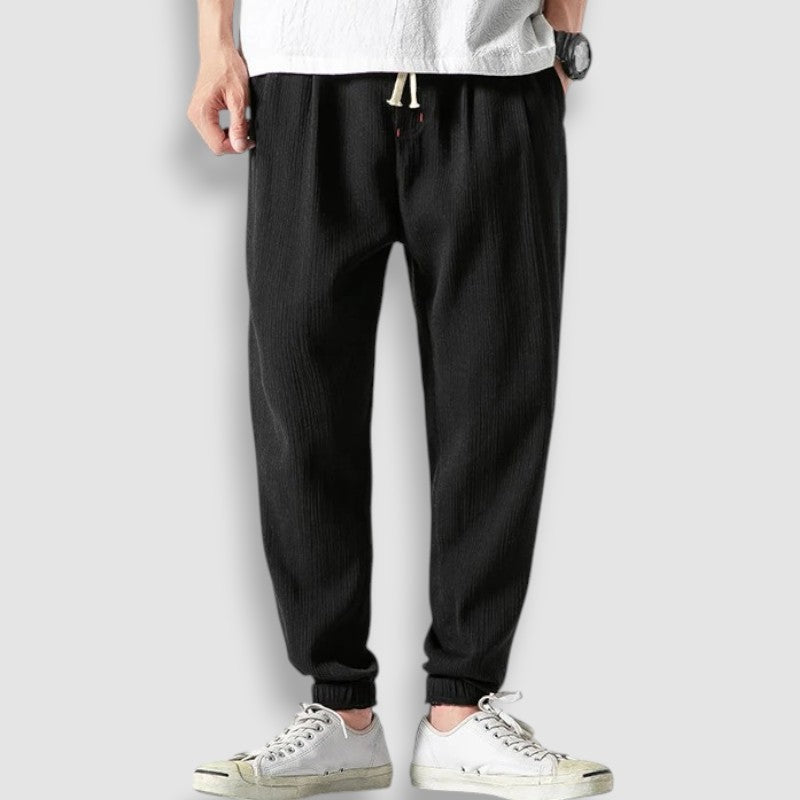 Pantalon Japonais en Lin