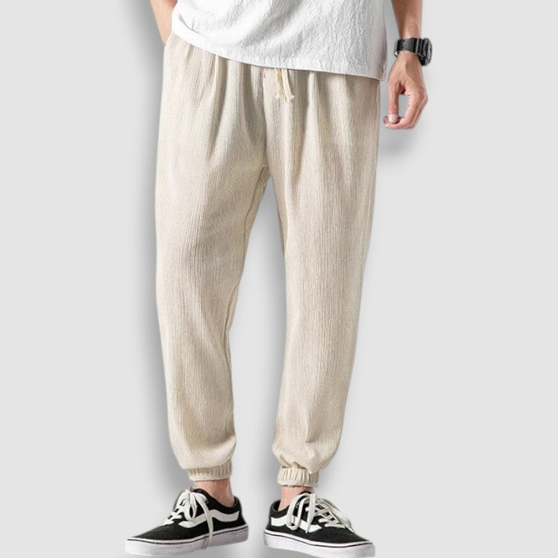 Pantalon Japonais en Lin