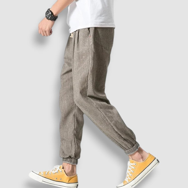 Pantalon Japonais en Lin