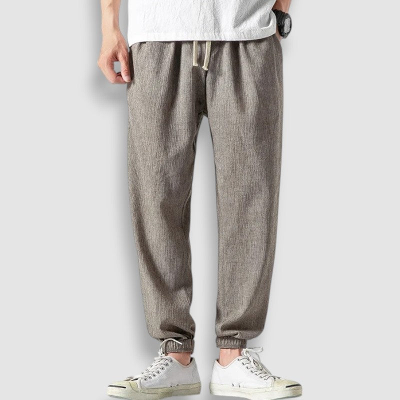 Pantalon Japonais en Lin