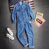 Men&#39;s Denim Overalls Jumpsuit