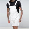 Men&#39;s White Short Overalls