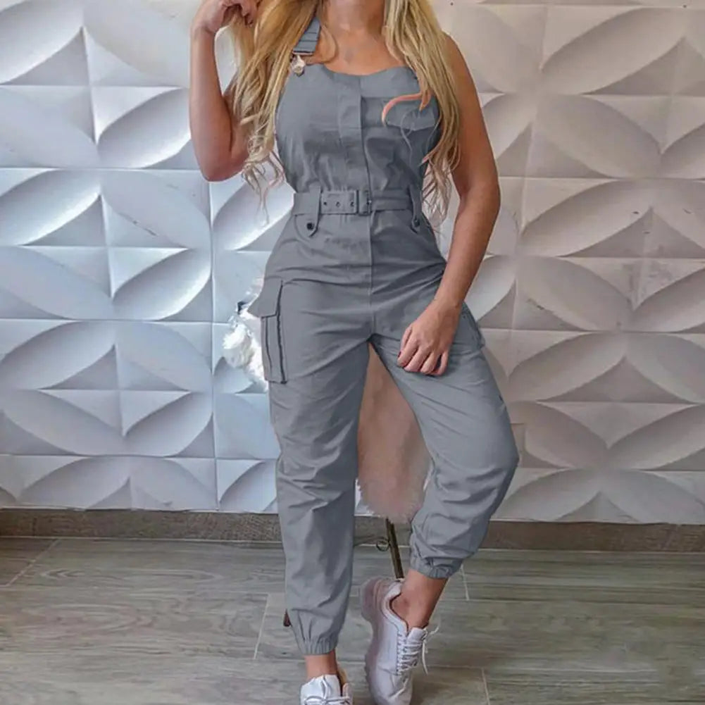 Women's Cargo Jumpsuit