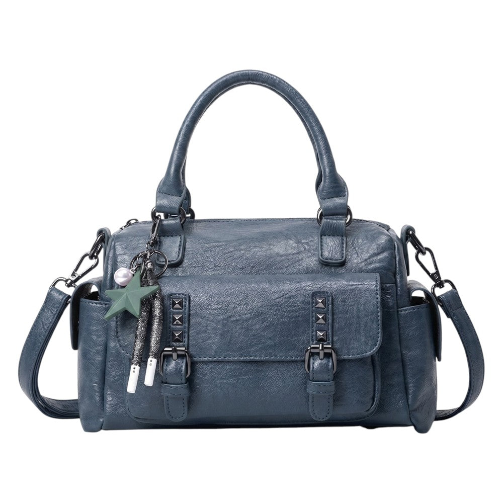 Sac Vintage Bleu Femme