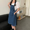 Women&#39;s Denim Dungaree Skirt