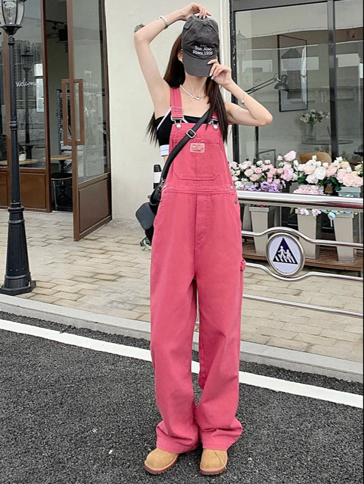 Salopette Femme Rose