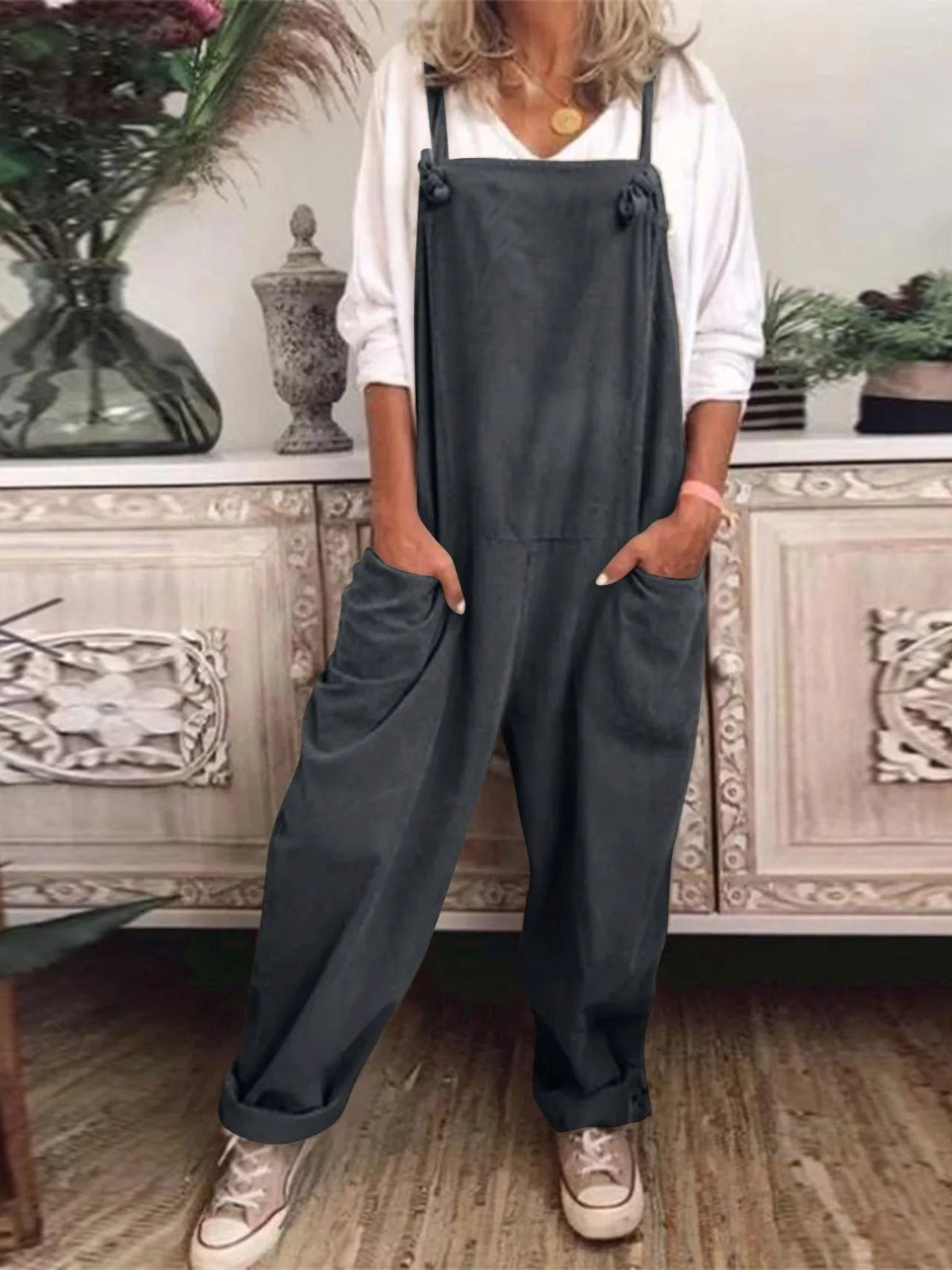 Salopette d'Eté Grande Taille