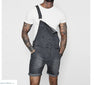 Denim Shorts Overalls