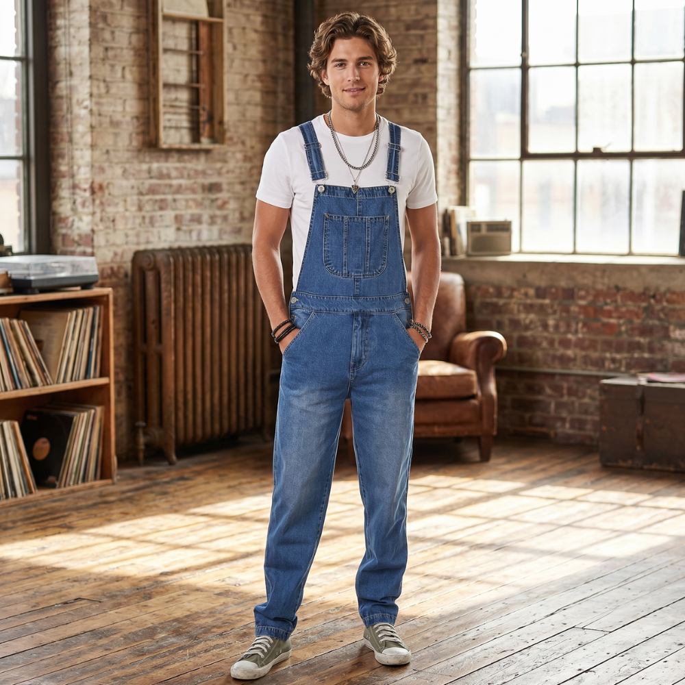 Salopette Jean Homme Vintage