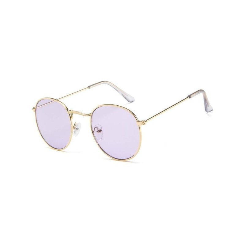Lunettes de Soleil Rondes Vintage