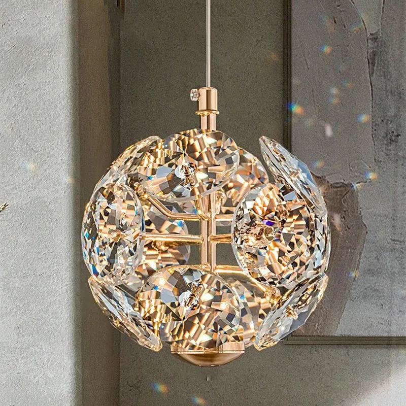 Lustre Cristal Décoratif Vintage