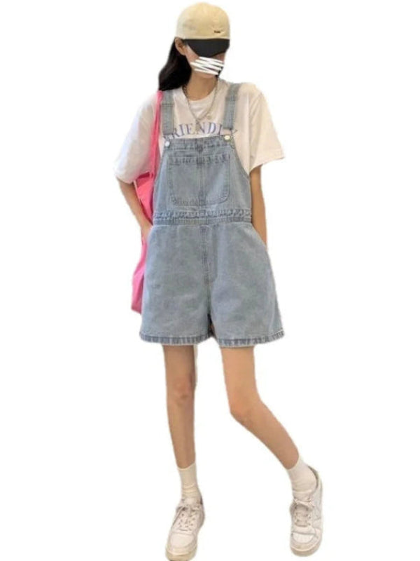 Salopette Short Femme Vintage