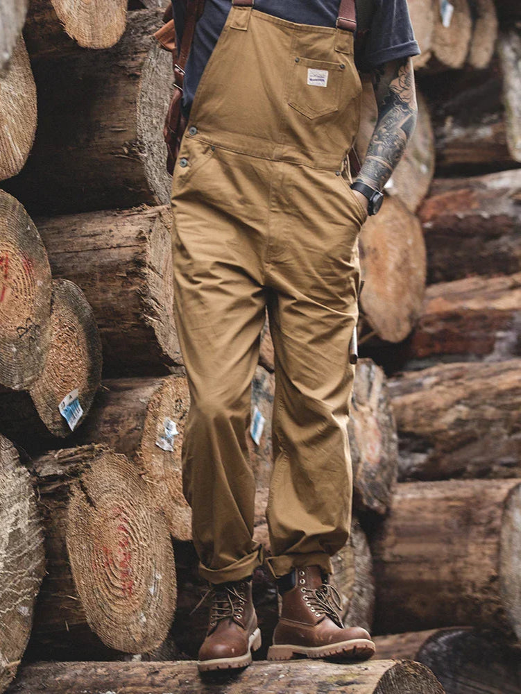 Salopette Homme Marron