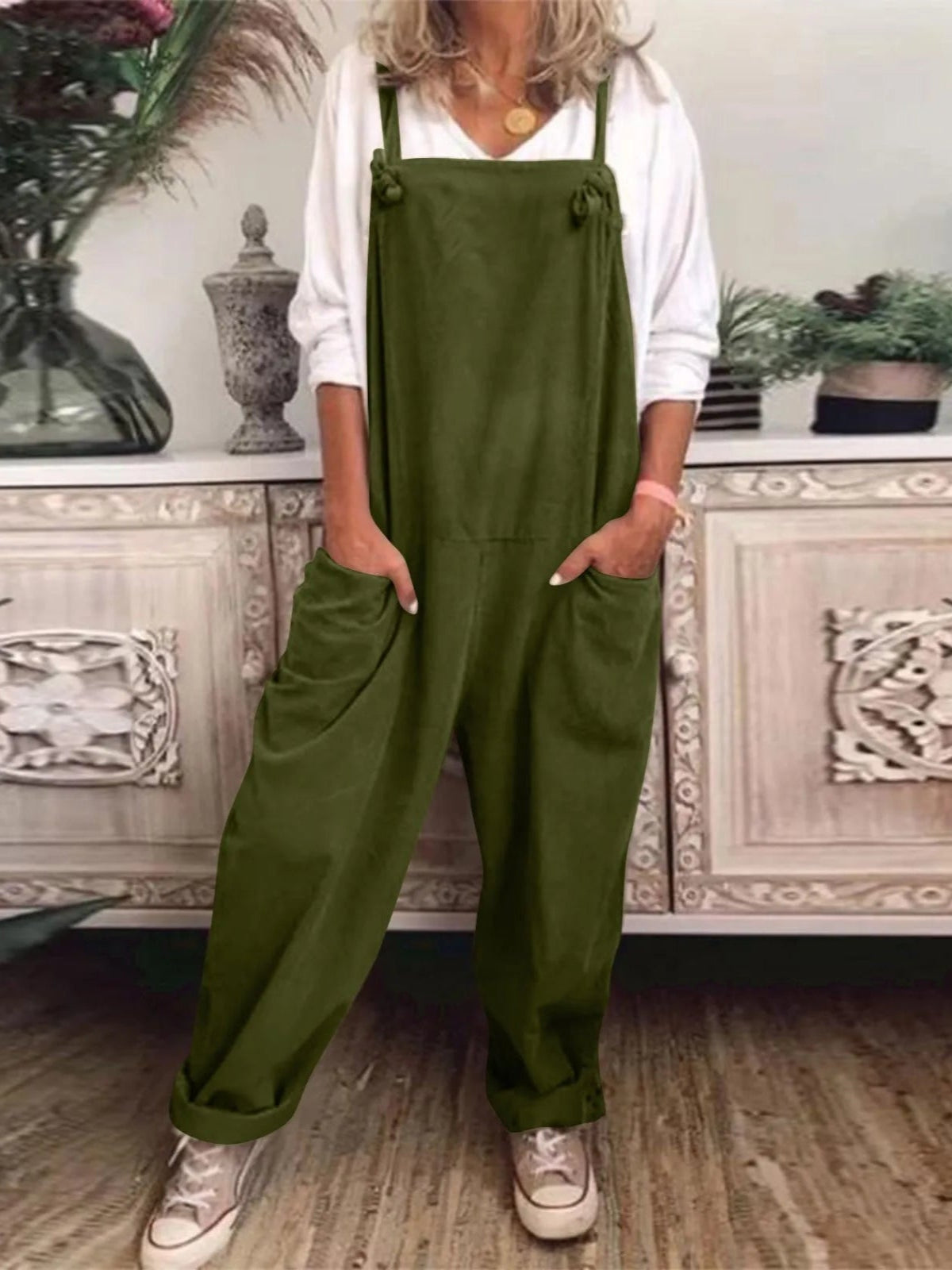 Salopette d'Eté Grande Taille