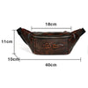 Vintage Crocodile Fanny Pack