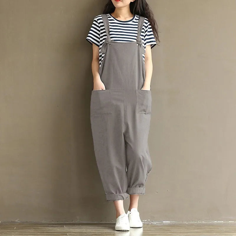 Plus Size Women's Overalls