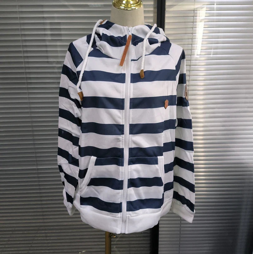 Sweat à Capuche Zippé Femme