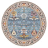 Tapis Rond Vintage avec motif Floral