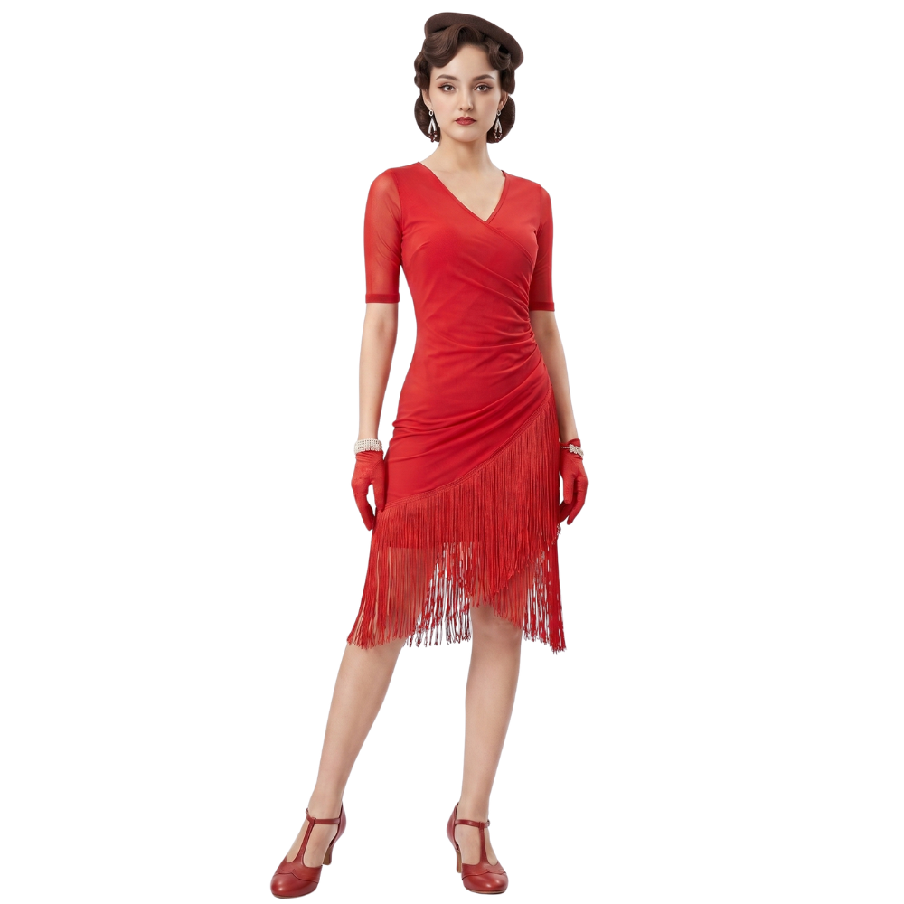 Robe Charleston Rouge