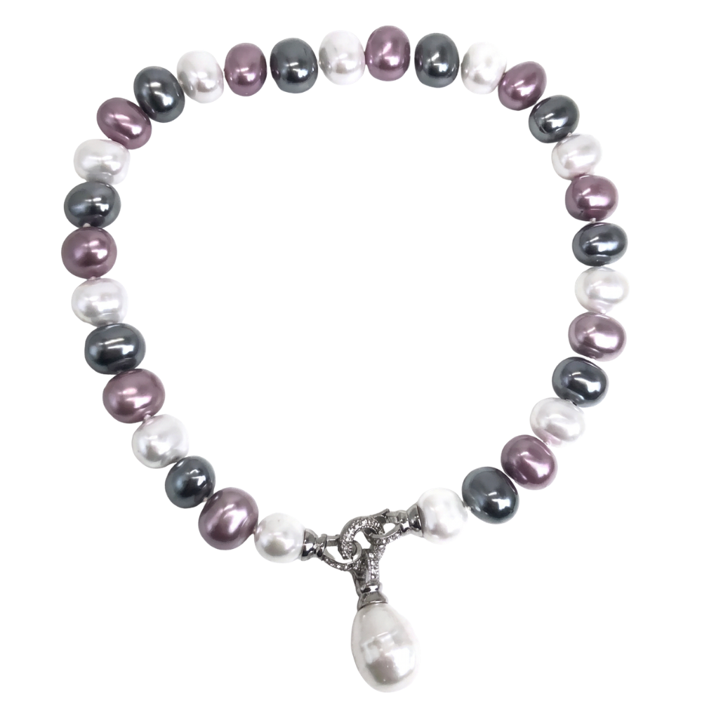 Collier Perles Classiques Vintage