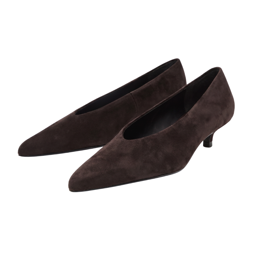 Escarpins Vintage en Daim