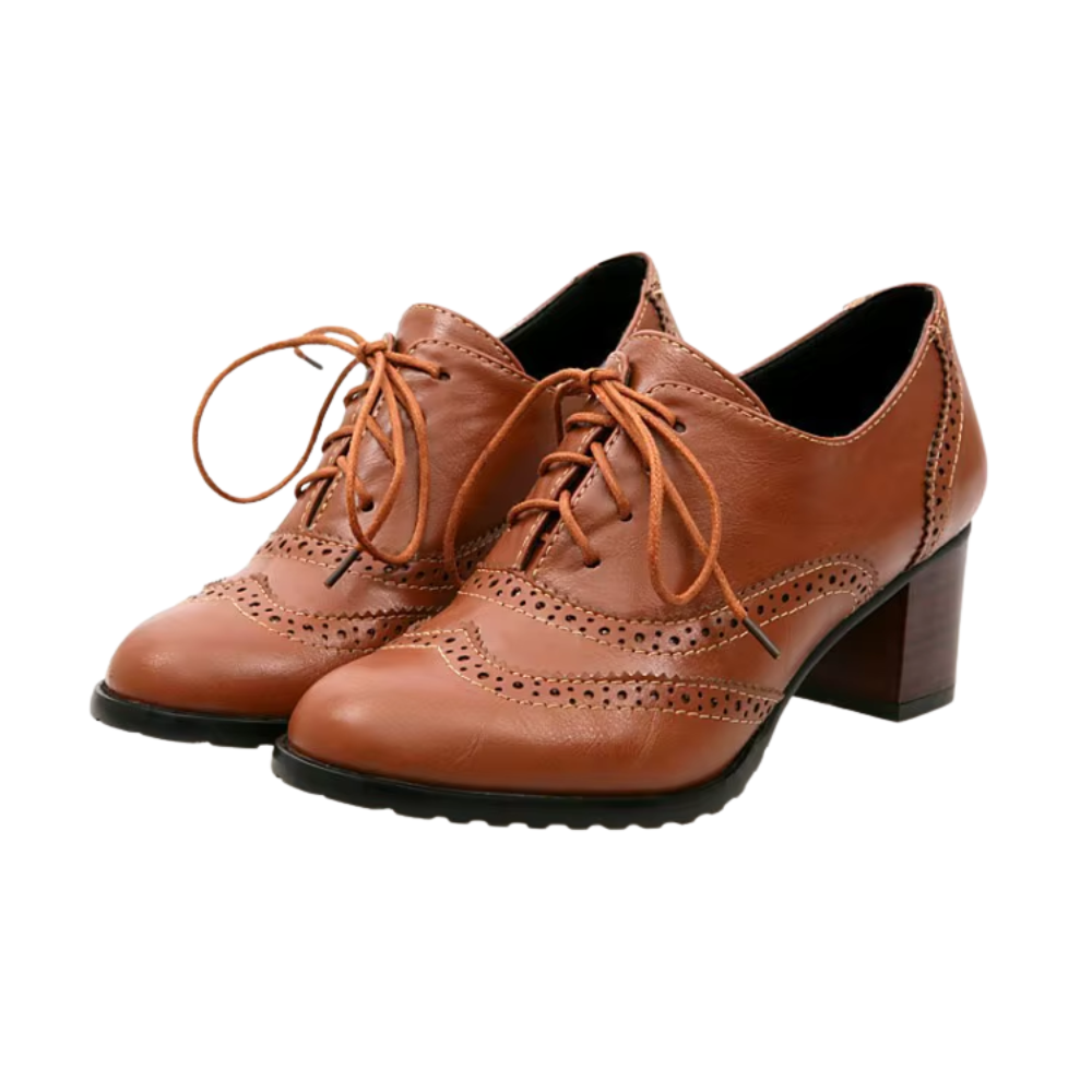 Escarpins à Lacets Style Rétro