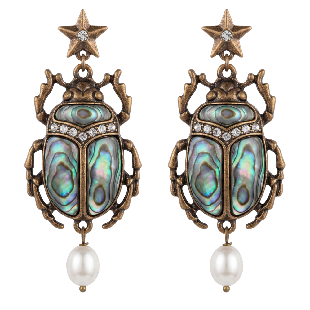 Boucles d'Oreilles Vintage Rétro