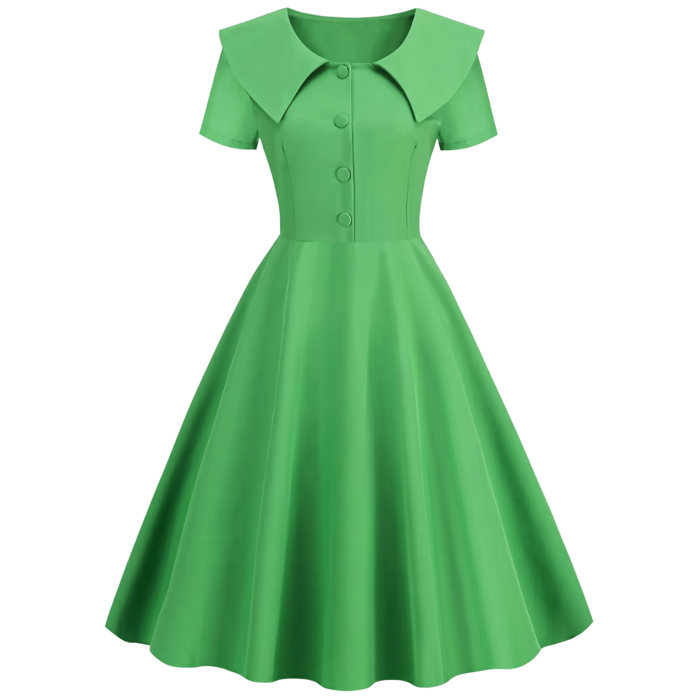 Robe Vintage à Coupe Evasée