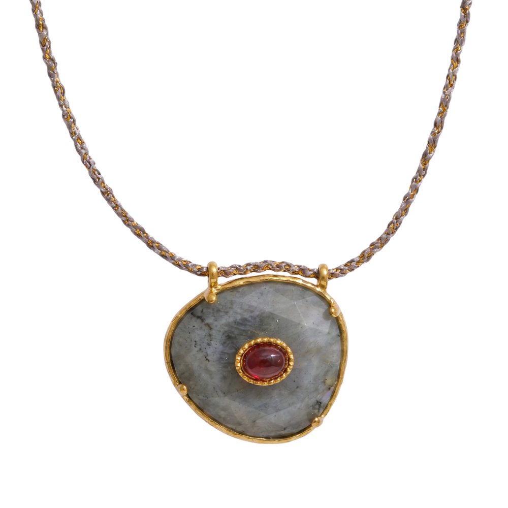 Collier Vintage en Pierre d'Agate