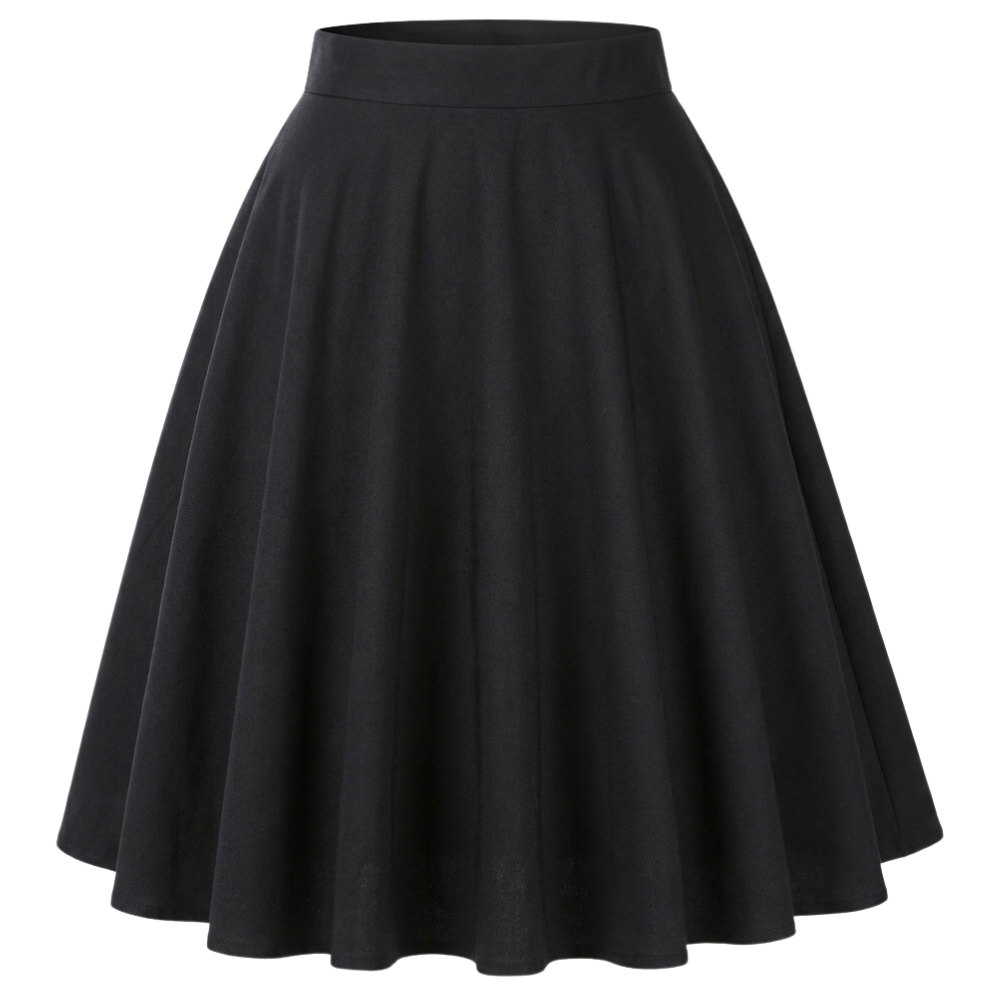 Jupe Vintage Evasée Noire