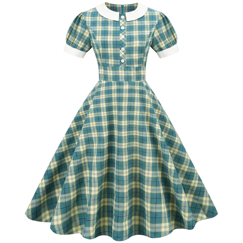 Robe à Carreaux Vintage