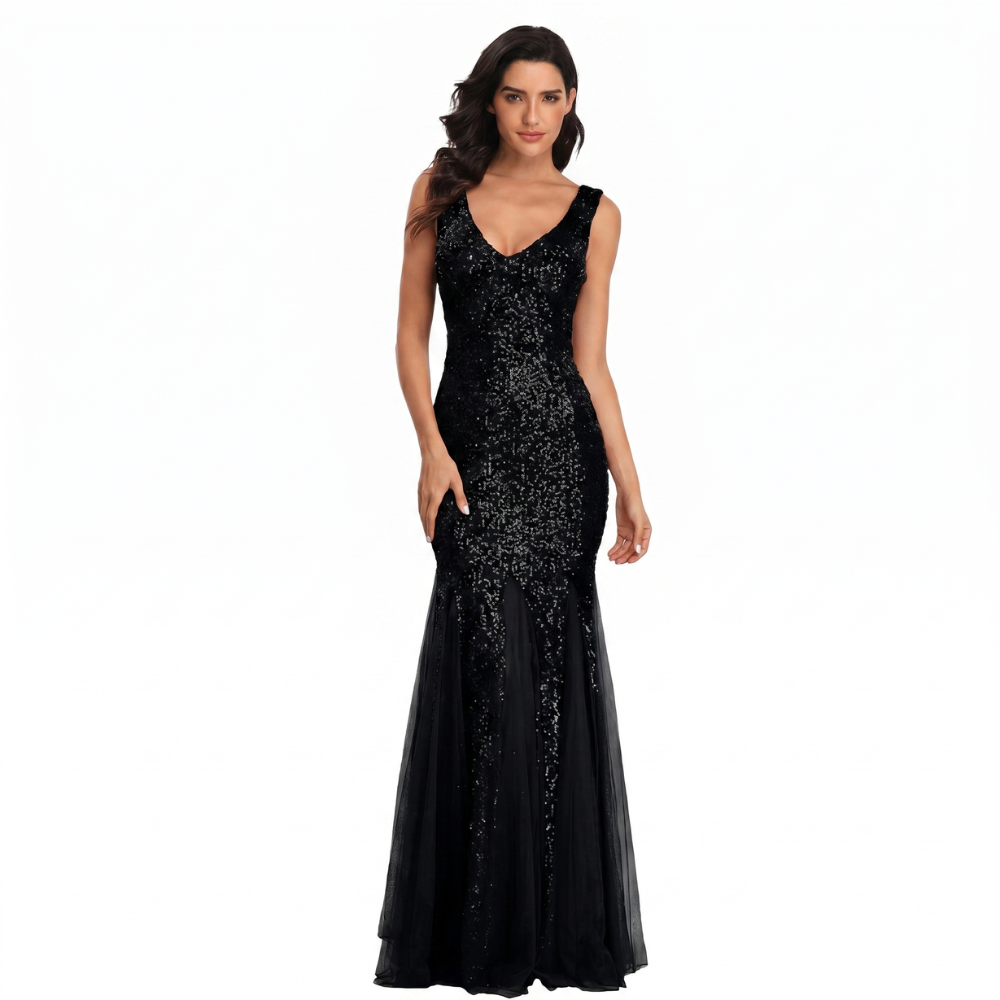Robe Gatsby Mariage Noir Intense