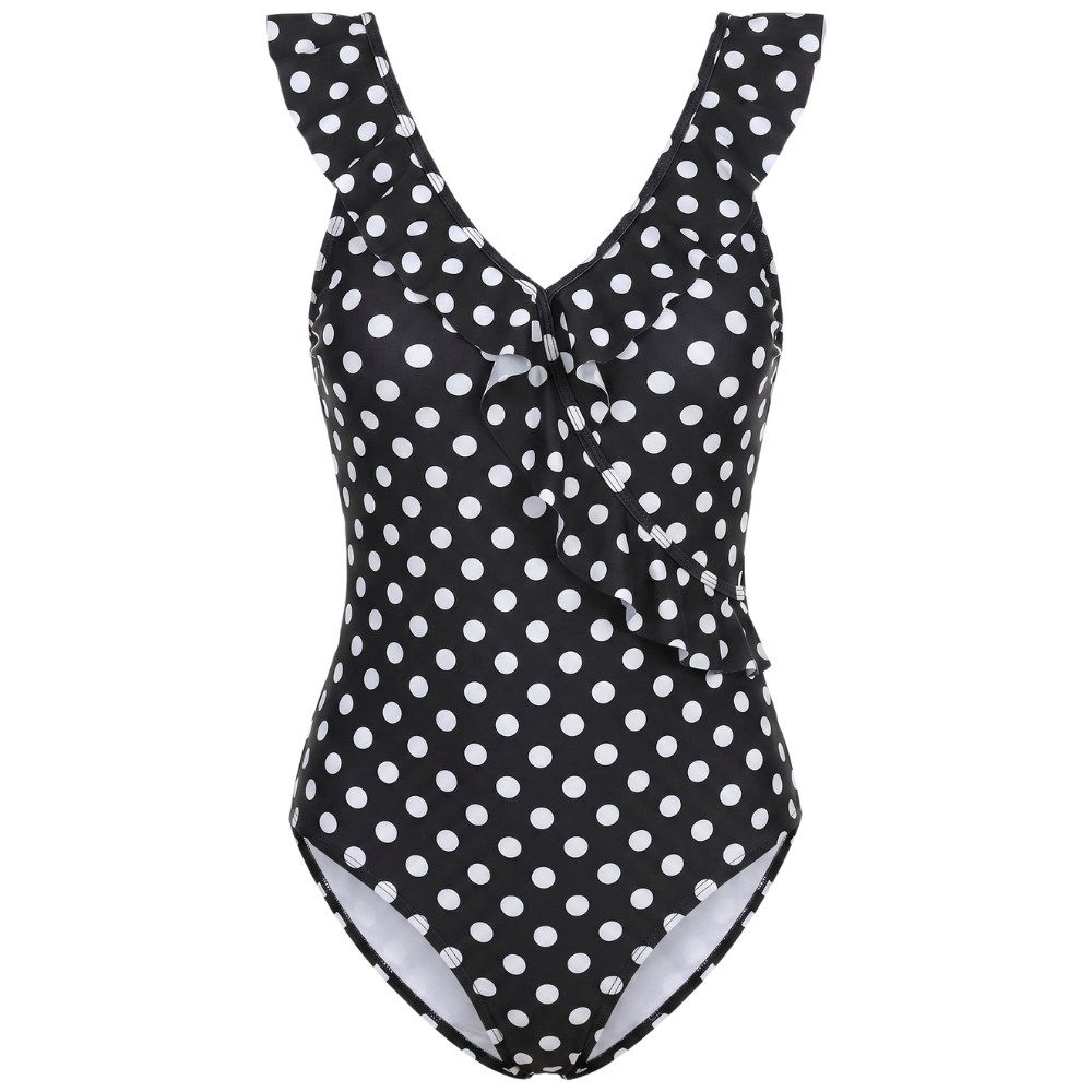 Maillot de Bain Rétro à Pois