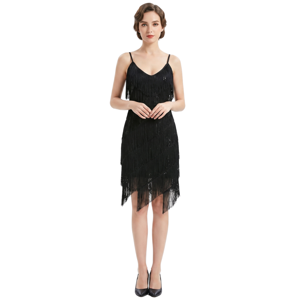 Robe Années 20 à Franges